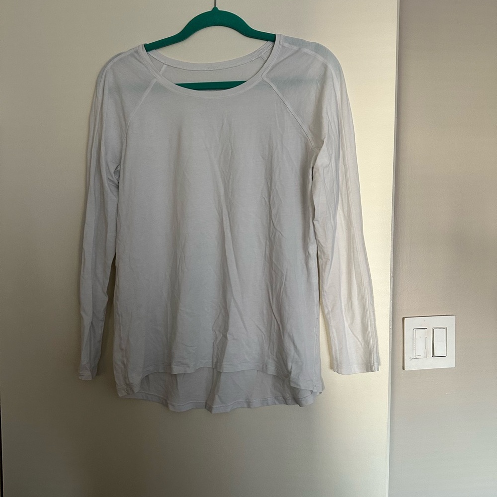 Lululemon Women's Long-Sleeve Crewneck Top - White